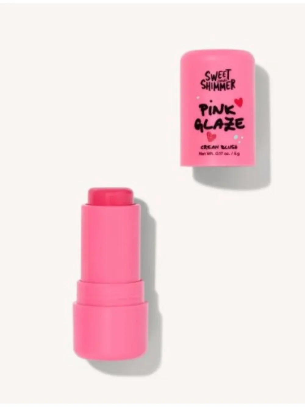 Sweet & Shimmer Cream Blush - Pink Glaze